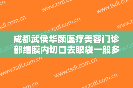 成都武侯华颜医疗美容门诊部结膜内切口去眼袋一般多少钱?怎么样?