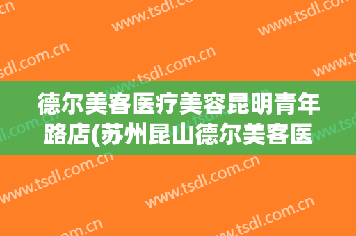 德尔美客医疗美容昆明青年路店(苏州昆山德尔美客医疗美容)