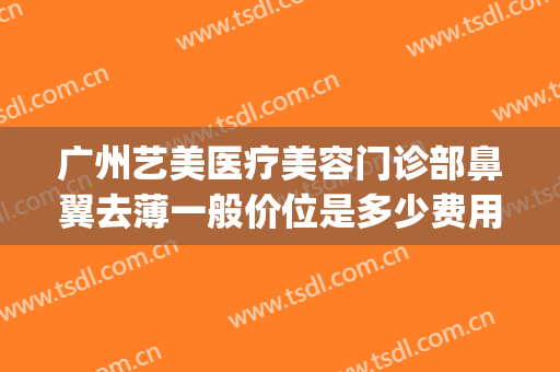 广州艺美医疗美容门诊部鼻翼去薄一般价位是多少费用?靠谱吗?(广州鼻子矫正多少钱)