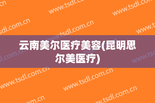 云南美尔医疗美容(昆明思尔美医疗)