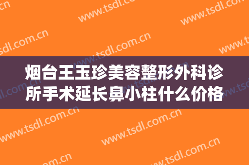 烟台王玉珍美容整形外科诊所手术延长鼻小柱什么价格?怎么样?(烟台王玉珍美容整形外科诊所在哪里)