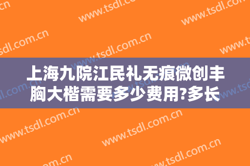 上海九院江民礼无痕微创丰胸大楷需要多少费用?多长时间恢复?