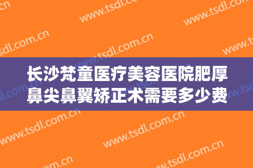 长沙梵童医疗美容医院肥厚鼻尖鼻翼矫正术需要多少费用?好不好?(长沙梵童整形美容医院)