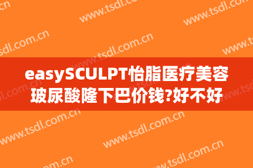 easySCULPT怡脂医疗美容玻尿酸隆下巴价钱?好不好?