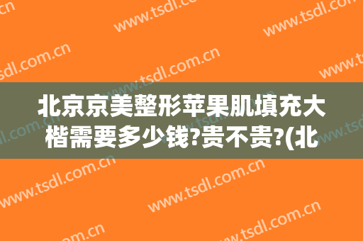 北京京美整形苹果肌填充大楷需要多少钱?贵不贵?(北京整形医院的丰胸价格)