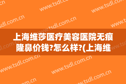 上海维莎医疗美容医院无痕隆鼻价钱?怎么样?(上海维莎医疗美容招聘)