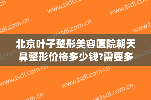 北京叶子整形美容医院朝天鼻整形价格多少钱?需要多久恢复?(朝天鼻整形成功后图片)