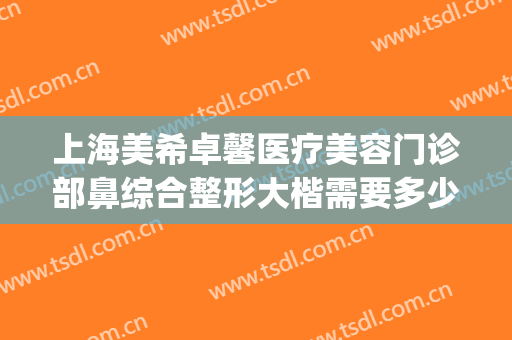 上海美希卓馨医疗美容门诊部鼻综合整形大楷需要多少钱?好不好?(铭医整形鼻综合价格)