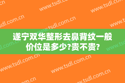 遂宁双华整形去鼻背纹一般价位是多少?贵不贵?