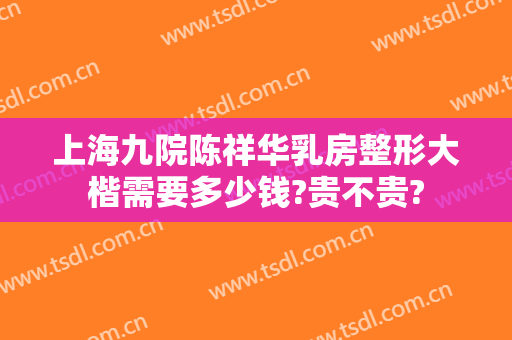 上海九院陈祥华乳房整形大楷需要多少钱?贵不贵?