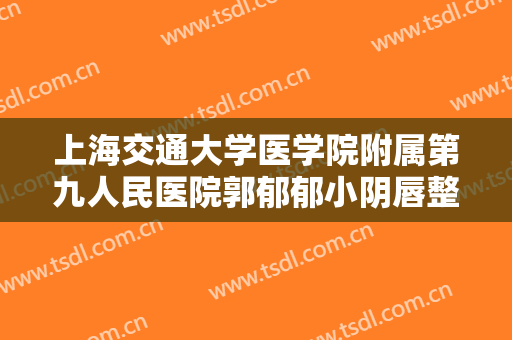 上海交通大学医学院附属第九人民医院郭郁郁小阴唇整形术一般价位是多少?贵不贵?
