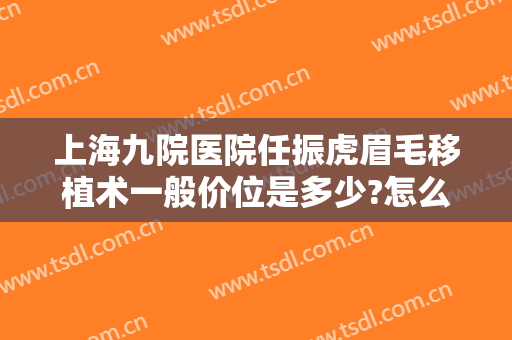 上海九院医院任振虎眉毛移植术一般价位是多少?怎么样?