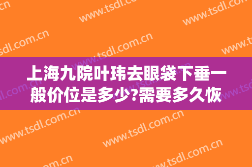 上海九院叶玮去眼袋下垂一般价位是多少?需要多久恢复?(上海第九医院去眼袋好的医生)