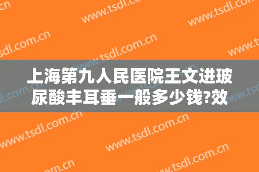 上海第九人民医院王文进玻尿酸丰耳垂一般多少钱?效果怎么样?