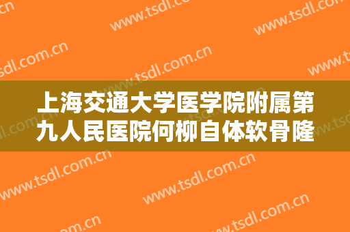 上海交通大学医学院附属第九人民医院何柳自体软骨隆鼻一般多少费用?有哪些优势?