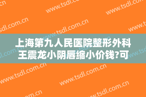 上海第九人民医院整形外科王震龙小阴唇缩小价钱?可靠吗?