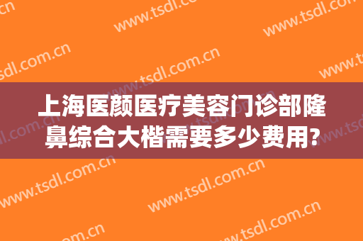 上海医颜医疗美容门诊部隆鼻综合大楷需要多少费用?好不好?(上海大型整容医院)