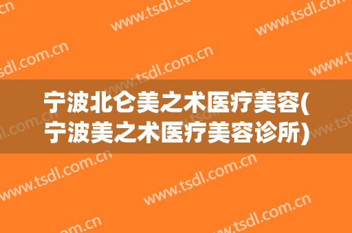 宁波北仑美之术医疗美容(宁波美之术医疗美容诊所)