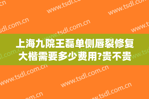 上海九院王磊单侧唇裂修复大楷需要多少费用?贵不贵?(上海九院唇腭裂修复)
