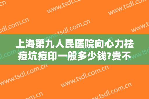 上海第九人民医院向心力祛痘坑痘印一般多少钱?贵不贵?