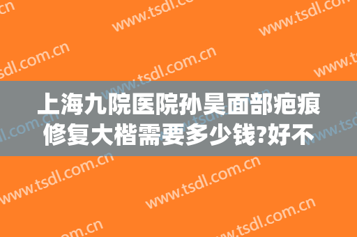 上海九院医院孙昊面部疤痕修复大楷需要多少钱?好不好?(上海九院做疤痕最好的医生)