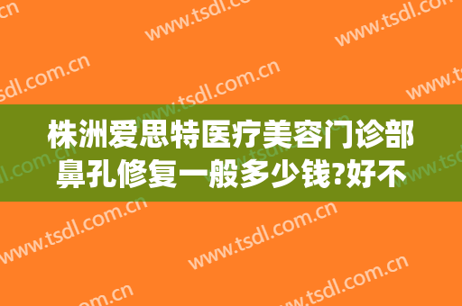 株洲爱思特医疗美容门诊部鼻孔修复一般多少钱?好不好?(上海市中英文核酸检测机构)
