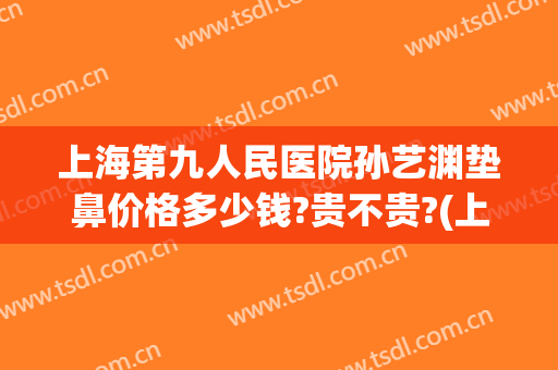 上海第九人民医院孙艺渊垫鼻价格多少钱?贵不贵?(上海九院做个鼻子多少钱)