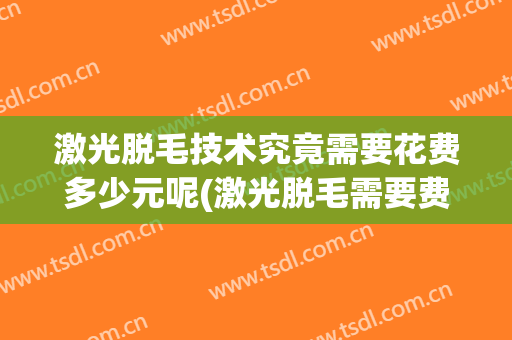 激光脱毛技术究竟需要花费多少元呢(激光脱毛需要费用)