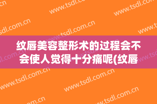 纹唇美容整形术的过程会不会使人觉得十分痛呢(纹唇是手术吗)