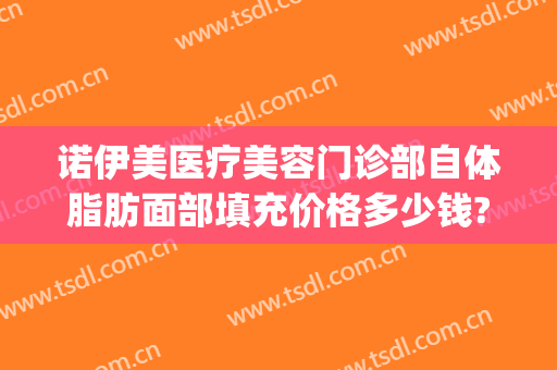 诺伊美医疗美容门诊部自体脂肪面部填充价格多少钱?贵不贵?(诺美欣颜整形医院)