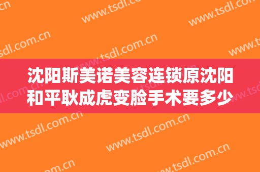 沈阳斯美诺美容连锁原沈阳和平耿成虎变脸手术要多少钱?靠谱吗?(沈阳美之人医疗整形医院)