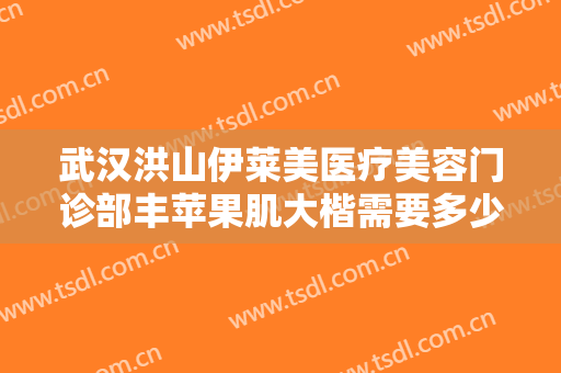 武汉洪山伊莱美医疗美容门诊部丰苹果肌大楷需要多少费用?多长时间恢复?