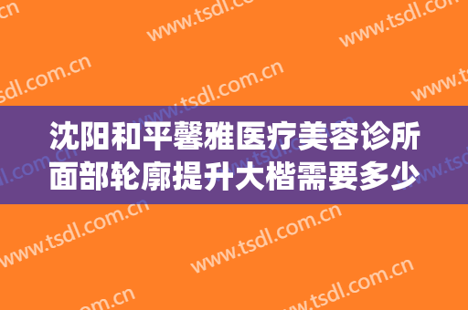 沈阳和平馨雅医疗美容诊所面部轮廓提升大楷需要多少钱?怎么样?(沈阳医美整容哪家好)
