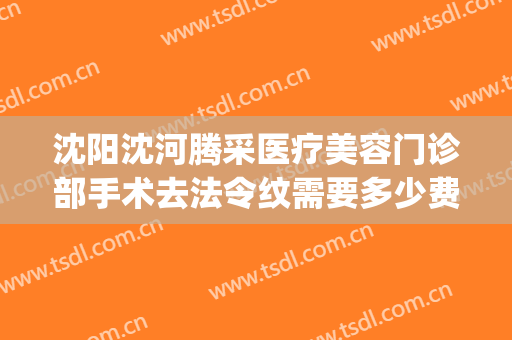 沈阳沈河腾采医疗美容门诊部手术去法令纹需要多少费用?怎么样?(沈阳腾采医疗美容门诊在哪里)