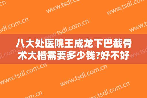 八大处医院王成龙下巴截骨术大楷需要多少钱?好不好?