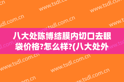 八大处陈博结膜内切口去眼袋价格?怎么样?(八大处外切眼袋价格)