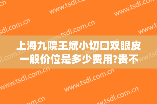 上海九院王斌小切口双眼皮一般价位是多少费用?贵不贵?(上海九院双眼皮手术价格)
