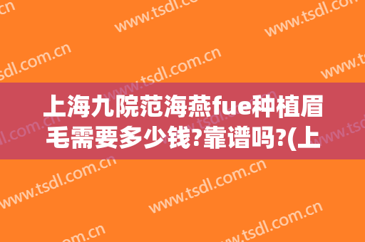 上海九院范海燕fue种植眉毛需要多少钱?靠谱吗?(上海九院种植睫毛多少钱)