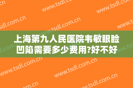 上海第九人民医院韦敏眼睑凹陷需要多少费用?好不好?
