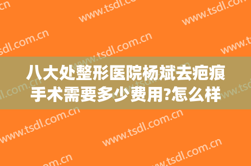 八大处整形医院杨斌去疤痕手术需要多少费用?怎么样?(整容医院去掉疤痕要多少钱)