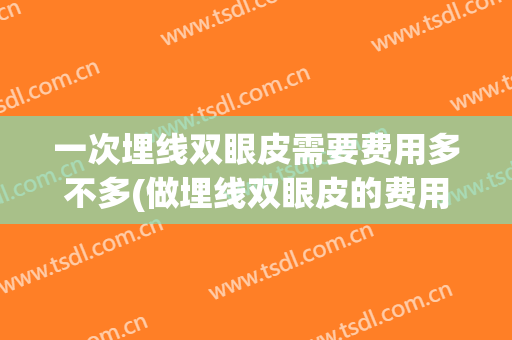 一次埋线双眼皮需要费用多不多(做埋线双眼皮的费用)