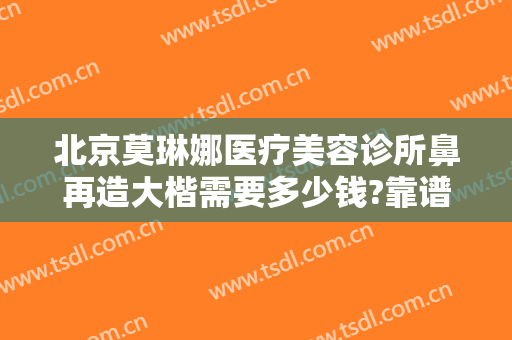 北京莫琳娜医疗美容诊所鼻再造大楷需要多少钱?靠谱吗?