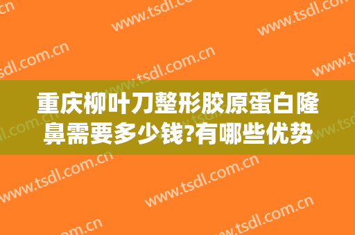 重庆柳叶刀整形胶原蛋白隆鼻需要多少钱?有哪些优势?(重庆隆鼻子一般多少钱)