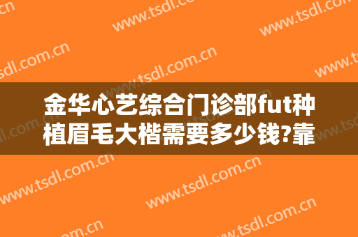 金华心艺综合门诊部fut种植眉毛大楷需要多少钱?靠谱吗?