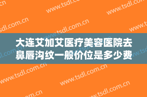 大连艾加艾医疗美容医院去鼻唇沟纹一般价位是多少费用?怎么样?(大连艾加艾整形电话)