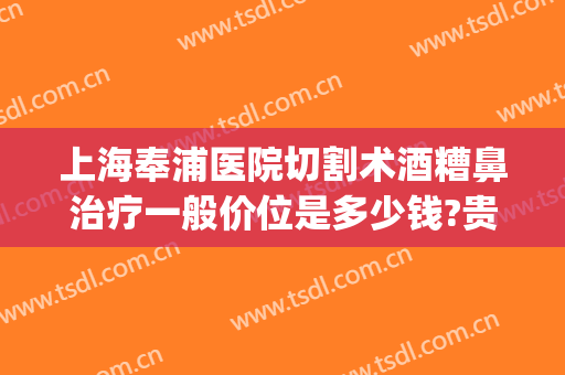 上海奉浦医院切割术酒糟鼻治疗一般价位是多少钱?贵不贵?(酒糟鼻手术治疗多少钱)