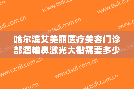哈尔滨艾美丽医疗美容门诊部酒糟鼻激光大楷需要多少钱?有哪些优势?