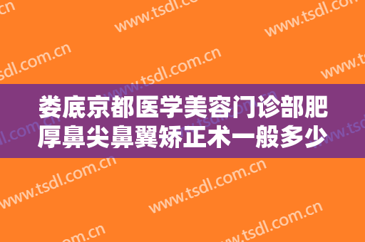 娄底京都医学美容门诊部肥厚鼻尖鼻翼矫正术一般多少费用?怎么样?