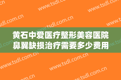 黄石中爱医疗整形美容医院鼻翼缺损治疗需要多少费用?有哪些优势?(黄石中爱整形医院评价)