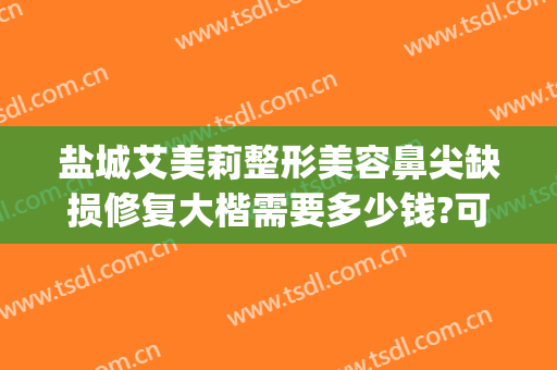 盐城艾美莉整形美容鼻尖缺损修复大楷需要多少钱?可靠吗?(盐城鼻综合手术咨询盐城艾美莉整形专业)